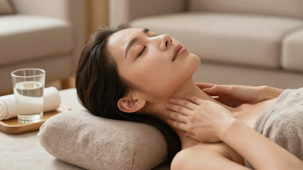 self massage and breathing techniques