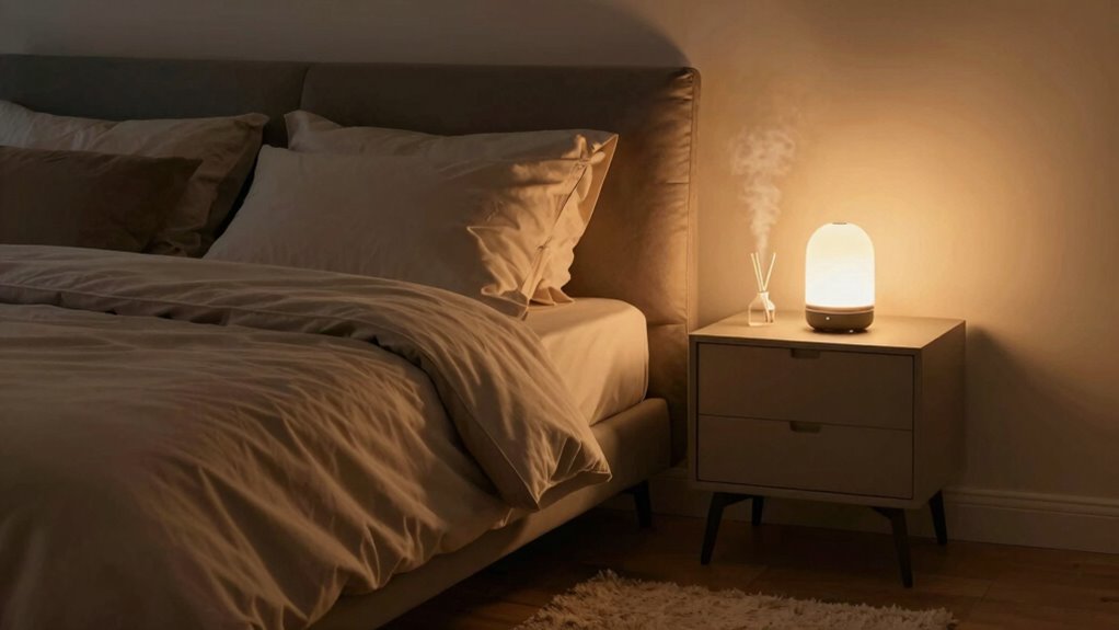 soft warm calming illumination