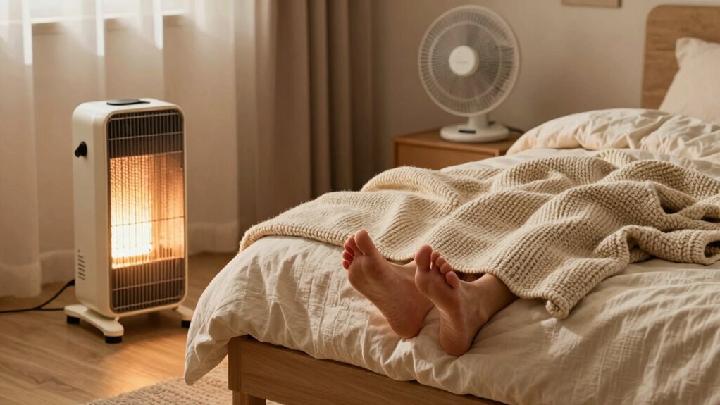 warm feet improve sleep