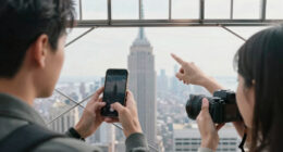 Couple On Empire State Building